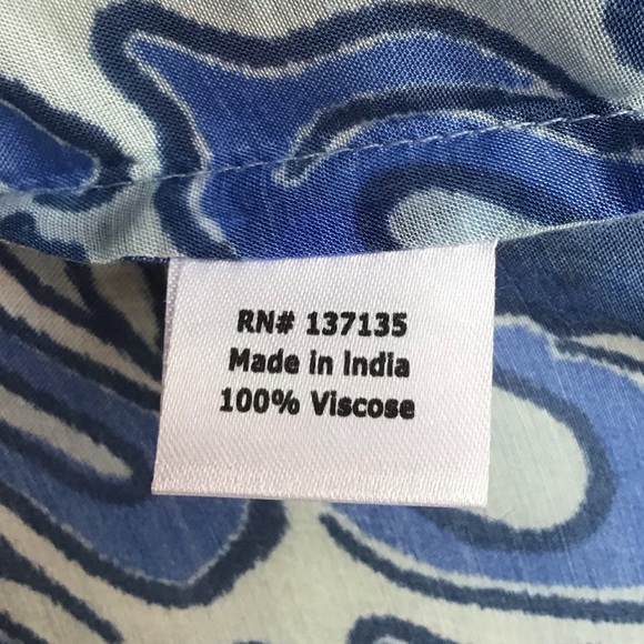 Bella Tu Abby Split- Neck Long Sleeve Tunic With Tassel Ties Beaded Trim… - Picture 7 of 16